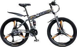PASPRT Folding Bike PASPRT Folding Bike Adults, Full Suspension High-Carbon Steel MTB Foldable Bicycle, Mens / Women Foldable Bike, Muti Colors