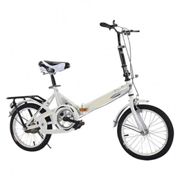 Ping Bike PING Folding Bikes, 20 Inch Mini Portable Student Comfort Folding Bike for Men Women Lightweight Folding Casual Bicycle