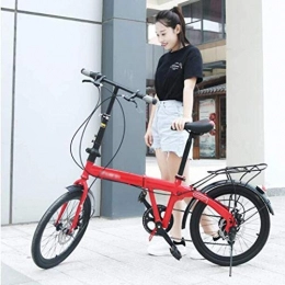 Pkfinrd Folding Bike Pkfinrd Folding Bikes Folding Bicycle Children Men And Women 20 Inch Folding Bicycle Student Leisure Light Bicycle Adult Speed ?Shift Bicycle Handle Folding Lock