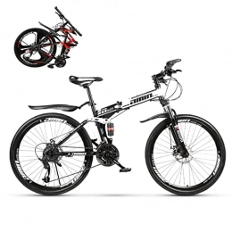 BaiHogi Folding Bike Professional Racing Bike, Adult Folding Bike, Foldable Outroad Bicycles, Men Women Folding Mountain Bikes, for 24 * 26in 21 * 24 * 27 * 30 Speed Outdoor Bicycle ( Color : C , Size : 26in24Speed )
