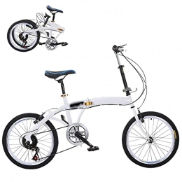 BaiHogi Folding Bike Professional Racing Bike, Foldable Bike, Men Women Folding Bicycle+20 in ?City Folding Mini Compact Bike Bicycle Urban Commuter Adult Cruiser Bike (Color : A, Size : 20in)