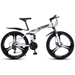 BaiHogi Bike Professional Racing Bike, Folding Outroad Bicycles, Adult Mountain Bikes, Folded Within 15 Seconds, Men and Women Folding Bike, 21 * 24 * 27-Speed, 26-inch Wheels Outdoor Bicycle
