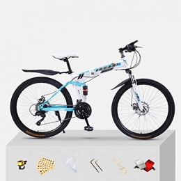 BaiHogi Bike Professional Racing Bike, Folding Outroad Bicycles, Streamline Frame, Folding Bike, Folding Mountain Bike, for 21 * 24 * 27 * 30Speed 20 * 24 * 26 in Outdoor Bicycle ( Color : C , Size : 26in30Speed )