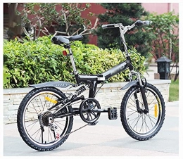 BaiHogi Folding Bike Professional Racing Bike, Men Women Foldable Bicycle, Folding Bike, Folded Within 10 Seconds, Streamline Frame, 20in 6 Speed ?City Folding Mini Compact Bike Bicycle Urban ( Color : D , Size : 20in )