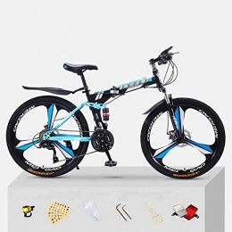 BaiHogi Folding Bike Professional Racing Bike, Streamline Frame Folding Bike, Folding Outroad Bicycles, Folding Mountain Bike, for 21 * 24 * 27 * 30Speed 20 * 24 * 26 in Outdoor Bicycle ( Color : C , Size : 26in21Speed )