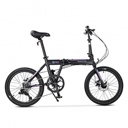 QEEN Bike QEEN Folding Bicycle dahon Bike 20 Inch Aluminum Alloy Frame Disc Brake 9-Speed Super Light Carrying City Commuter Cycing (Color : Black)