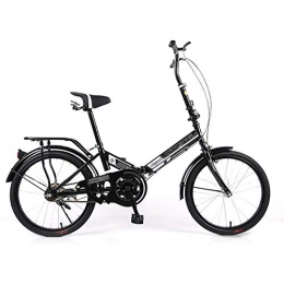 QinnLiuu Bike QinnLiuu 20 Inch Folding Bike Aluminum Alloy Folding Bike 6 Speed Foldable City Commuter Bike Easy To Carry, Small Portable Bike, Full Shock Mount, 1