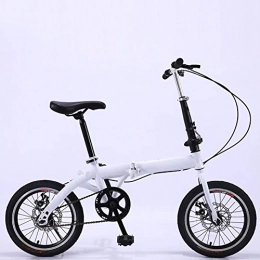 QinnLiuu Folding Bike QinnLiuu Folding Bicycle, Front And Rear Disc Brakes, Men's And Women's Bicycles, Shock-absorbing Ultra-light Students, Adult Bicycles, 2