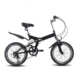QNMM Folding Bike QNMM Folding Bicycle Series, Great for City Riding and Commuting, 20-Inch Wheels, Black