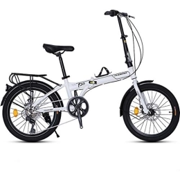 QWASZ Folding Bike QWASZ 26-inch 7-speed Folding Bicycle Women'S Light Work Adult Adult Ultra Light Variable Speed Portable Male Bicycle Folding Carrier Bicycle Bike