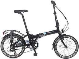 POPAL Folding Bike Reload 20 Inch 34 cm Unisex 6SP Rim Brakes Black