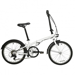 ROYWY Bike ROYWY Folding Bike for Adults, Adult Mountain Bike, High-carbon Steel Frame Dual Full Suspension Dual Disc Brake, Outdoor Bicycle for Daily Use Trip Long Journey / white / 20inch