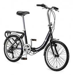 Schwinn Bike Schwinn Unisex's Loop Adult Folding Bike, Black, 20-Inch