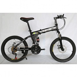 SDZXC Folding Bike SDZXC Student Folding Bicycles, Children's Foldable Bikes Double Shock Absorber Mountain 21 Speed Men And Women Adults Folding Bicycles Foldable Bikes