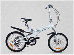 seveni Bike seveni Folding Bike High Carbon Steel Youth and Adult Mountain Bike, 7 Speed, 20-Inch Wheels Folding Bicycles