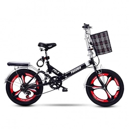 SFSGH 20 Inch Folding Bike for Adult And Women Teens, Mini Lightweight Bicycle for Student Office Worker Urban Commuter Bike