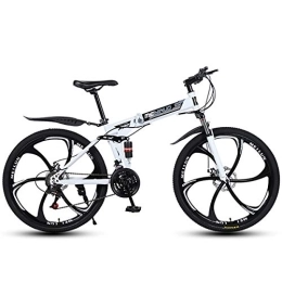 STRTG Folding Bike STRTG Adult Folding Mountain Bicycle, Foldable Bike, Folding Outroad Bicycles, Streamline Frame Folded Within 15 Seconds, for 26in 21 * 24 * 27Speed Men Women Outdoor Bicycle