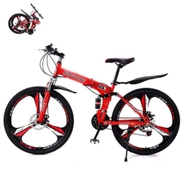 STRTG Folding Bike STRTG Folding Bike, Folding Mountain Bike, Folding Outroad Bicycles, Streamline Frame, for 24 * 27Speed 24 * 26 in Outdoor Bicycle