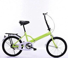 GHGJU Folding Bike Student Car Folding Car Folding Bicycle High-end Gifts Bicycle 20-inch Portable Bicycle Cycling Cross-country Bike, Green-20in