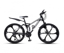 Tbagem-Yjr Bike Tbagem-Yjr 24 In Carbon Steel Bicycle Mountain Bike 21 / 24 / 27 / 30 Speed Double Disc Brake Folding Mountain Bike 6-spoke Bicycle For Adult Color:A-C (Color : C, Size : 21speed)