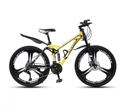 Tbagem-Yjr Bike Tbagem-Yjr 24 Inch Mountain Bike, Cross-Country Bike Foldable 21 / 24 / 27 / 30 Speed Frame 3 Spoke Wheels Shock Absorption Mountain Bicycle For Male (Color : B, Size : 21speed)