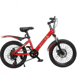 Tbagem-Yjr Folding Bike Tbagem-Yjr Variable Speed Mountain Bike, 20 Inches Wheel Road Bicycle Cying For Children (Color : Red, Size : 21 speed)