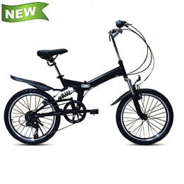 TBAN Bike TBAN 20 Inch, Folding Bike, Mountain Speed Bicycle, Adult Bicycle, City Commuter, 6-Speed, Student Bicycle, A