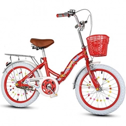 TBAN Folding Bike TBAN Female Models, Children's Bicycles, 20 Inch, 22 Inch, 24 Inch, Student Bicycle, Women's Commuter Car, Retro Bicycle, 20