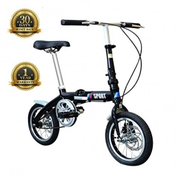 TBAN Bike TBAN Folding Bicycle, 14 Inch, Household Goods, Aluminum Alloy Portable Bicycle, Children's Student Bicycle, Sports Enthusiast Exclusive