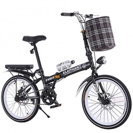 TBAN Bike TBAN Folding Bicycle, 20 Inch, Male And Female Shock Absorber Adult Bicycle, Ultra Light Folding, Urban Commuter Bicycle, A