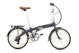 BICKERTON Bike The Bickerton Argent 1707 Folding Bike, 20" Foldable Bike Made from Lightweight Aluminium, Perfect City Bike With Fast Folding & Small Size, Adjustable One Size Folding Bicycle For 5ft to 6ft Cyclists