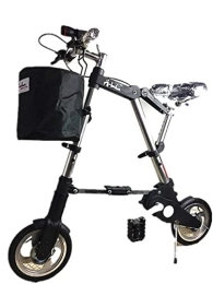 TONATO Bike TONATO 10" A-Bike Cool Folding Bike for Men And Women Ultra Light Mini Portable Bike, C