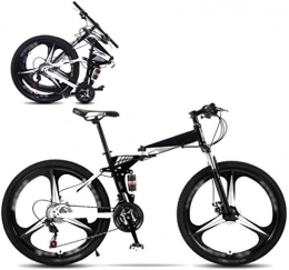 TTZY Bike TTZY Foldable Bicycle 24-26 Inch, Off-Road Shock-Absorbing Bicycle Bike, Foldable Commuter Bike 27 Speed Double Disc Brake 6-11, 26'' SHIYUE