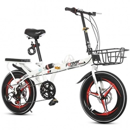 TYPO Bike TYPO Bicycles Kids Folding Bike Outdoor Motorhome Student Speed ?Mountain Bike Outdoor Racing Buggy 16 Inch 20 Inch Shift Disc Brake Bicycle (Color: Red, Size: 20inches)