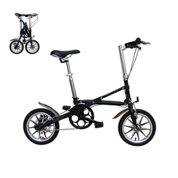 TYXTYX Folding Bike TYXTYX 14 Inch Folding Bike Lightweight Mini Folding Bike Small Portable Bicycle, Adult Go to Work Student Go to School, Light and Portable Durable