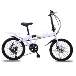TYXTYX Bike TYXTYX 16 / 20 Inch Folding Bike Lightweight Mini Folding Bike Small Portable Bicycle, Adult Go to Work Student Go to School, Light and Portable Durable, double Disc Brake