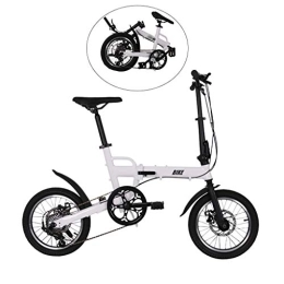 TYXTYX Folding Bike TYXTYX 16" Aluminum alloy Folding Bike Mini Bicycle Compact Bikes for Students, Office Workers, Urban Environment and Commuting to Work