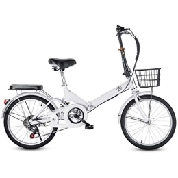 TYXTYX Folding Bike TYXTYX 20in Folding Bike, Great for Urban Riding and Commuting, 6 Speed Lightweight Mini Folding Bikes for Adults Men and Women