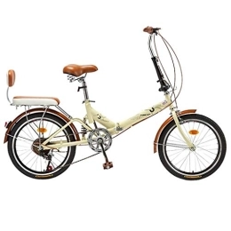TYXTYX Folding Bike TYXTYX Foldable bike 20" Wheels, 6-Speed, 2 Wheels Bike, Portable and Foldable Bicycle for Adults Exercise Shopping Picnic Outdoor Activities
