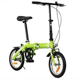 TYXTYX Bike TYXTYX Folding Bike, Great for Urban Riding and Commuting, Single-Speed Drivetrain, Front and Rear Fenders, 14-Inch Wheels, Folding Mini Compact Bike Bicycle