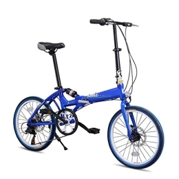 TYXTYX Bike TYXTYX Folding Bike - Leisure 20 inch 6 Speed Mini Compact Bike Students Office Workers Urban Commuter Bicycle Lightweight Aluminum Frame