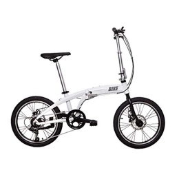 TYXTYX Bike TYXTYX Folding Mountain Bike 20 Inch 6 Speed Double Disc Brakes Bicycle Mountain Bike for Adult Teens Urban Commuter