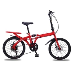 TYXTYX Bike TYXTYX Folding Mountain Bike 20in, High Carbon Steel Bicycle Full Suspension MTB Bikes, for Mens / Womens, Disc Brake