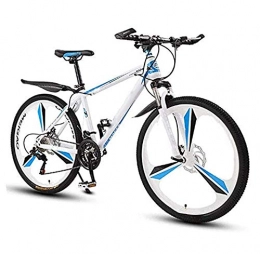 UNCTAD Folding Bike UNCTAD 26 Inches Folding Mountain Bike Applicable Height is 140-185cm - 21 Speed Durable Non-slip Adults Folding Mountain Bike - Portable Compactlightweight Men's Mountain Bike - White