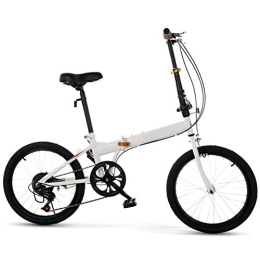 UNCTAD Bike UNCTAD Folding Bikes for Adults - High-strength Steel Folding Frame Mountain Bike Folding Bikes - 20 Inches 6 Speed Anti-slip Outdoor Exercise Road Bikes Mountain Bike Folding Bikes