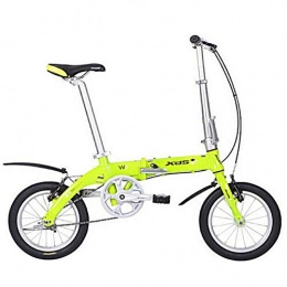  Bike Unisex Folding Bike, 14 Inch Mini Single-Speed Urban Commuter Bicycle, Foldable Compact Bicycle with Front and Rear Fenders Mountain Bikes