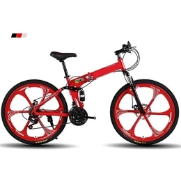 Unknow Bike unknow YYHEN Mountain Bike Folding Bicycle 26 Inch / 21 Speed Folding Bicycle For Adult / Mountain Bike, Variable Speed Mountain Bike