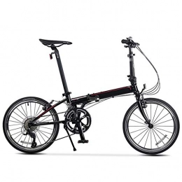 WuZhong Folding Bike W Folding Bicycle Adult Men and Women Travel Road Folding Bike 20 Inch 18 Speed