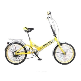 WEHOLY Folding Bike WEHOLY Bicycle Folding bicycle folding shock absorber ladies variable speed bicycle