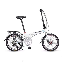 WEHOLY Bike WEHOLY Bicycle Folding bicycle permanent folding bike adult men and women ultra light portable 20 inch aluminum alloy shifting bicycle